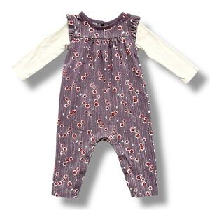 Tea Collection | Long Sleeve Ruffled Romper (6-12 mos)
